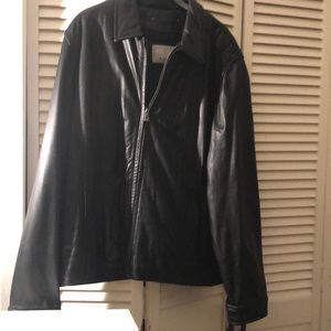 Man leather Coat